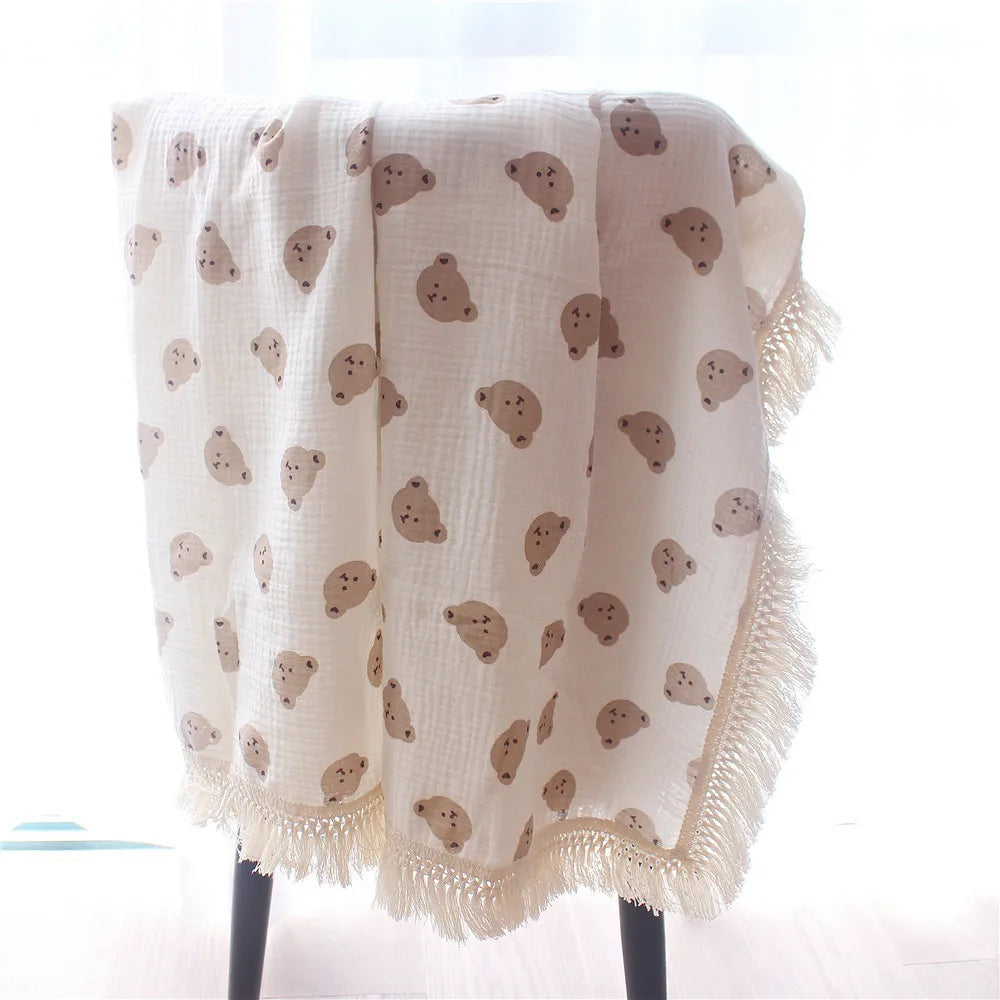 Organic Baby Blankets - Teddy Bear Collection