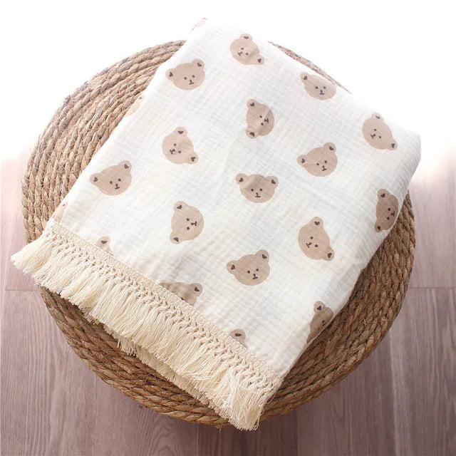 Organic Baby Blankets - Teddy Bear Collection