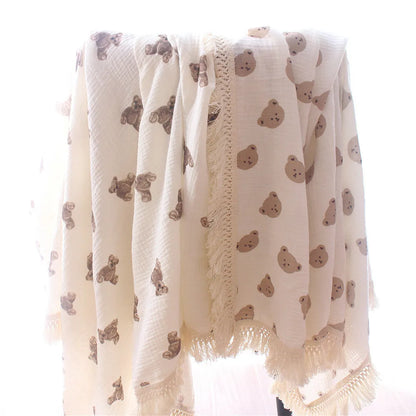 Organic Baby Blankets - Teddy Bear Collection
