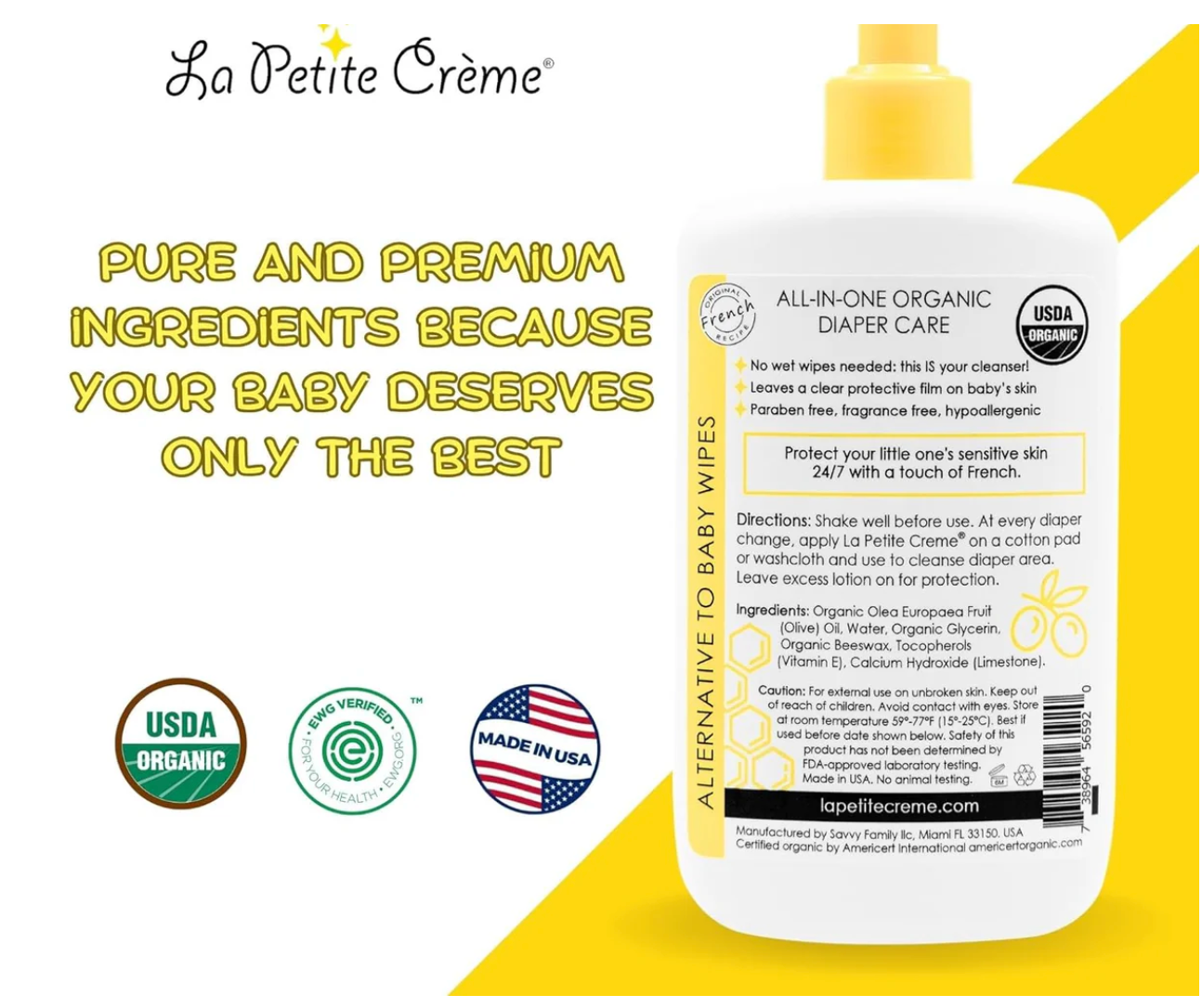 French Diapering Lotion - Intro Pack