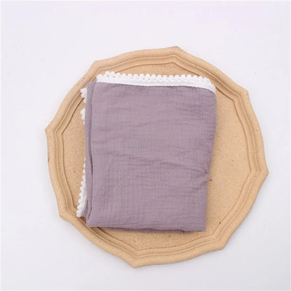 Organic Cotton Baby Tassel Blankets