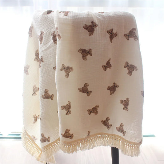 Organic Baby Blankets - Teddy Bear Collection